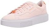 adidas Originals Sleek Super Sneaker für Damen, Pink (Rosa Tönung/Weiß/Orange), 34.5 EU