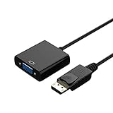 Uniquelove Dp Display Port Stecker Auf Vga Buchse Konverter Adapterkabel Für Pc Laptop Vga Adapterkabel Konverter - Schw