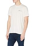 Champion Herren - Classic Small Logo T-shirt - Dunkelweiß , M