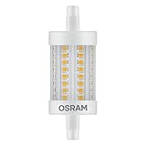 Osram LED SuperStar Special Line, mit R7S-Sockel, dimmbar, Ersetzt 75 Watt, 78 mm Länge, Klar, Warmweiß - 2700 Kelvin, 1er-Pack