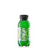 12er Pack Kloster Kitchen Bio SHOT+ FRUIT Ingwer-Zitrone, 12x 250ml in EINWEG PET Flaschen, Frischekick ohne Kohlensäure, mit echten Ingwerstückchen, bio und veg