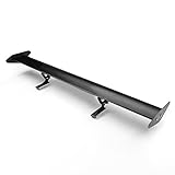 Bruce & Shark Spoiler Heckspoiler Universal Hatch Adjustable Aluminum Gt Rear Trunk Wing Racing Spoiler Black