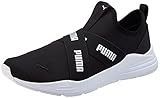 PUMA Damen Wired Run Slipon WMNS Sneaker, Schwarz, 39 EU