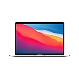 2020 Apple MacBook Air Laptop: Apple M1 Chip, 13' Retina Display, 8 GB RAM, 256 GB SSD Speicher, Beleuchtete Tastatur, FaceTime HD Kamera, Touch ID, Silb