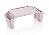 M&N Trendy Hobby Desk, Betttisch, Laptoptisch, Serviertisch, Frühstückstisch, Tablett, rosa/pink