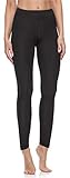 Merry Style Damen Lange Leggings aus Baumwolle MS10-198 (Schwarz, L)