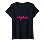 Damen ANTIBASTI ANTI SEBASTIAN KURZ TÜRKIS ÖVP SCHREDDERGATE IBIZA T-Shirt mit V