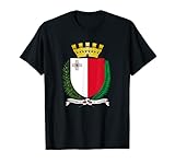 Malta T-Shirt Wappen Tee Flagge Souvenir Valletta T-S