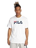 FILA Unisex Classic Pure ss Tee T-Shirt, bright white, L
