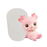 3D Tier sika hirsche silikon Kerze Form kristall epoxy putzform DIY liefern eid Mubarak, O