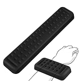 TOSFFICE Handballenauflage Tastatur, Handgelenkauflage Maus Wrist Rest mit Memory-Schaum Handgelenkauflagen Ergonomisch Tastatur Kissen Set für Büro und Spiele 2 Packungen Mittel +