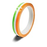3er Set Zierstreifen in Landesfarben je Breite 5mm Breite 10m Länge Dekorstreifen Klebestreifen für Auto Motorrad Boot Modellbau Zubehör (08 Irland)