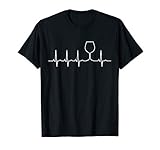 Wein Herzschlag Wine Heartbeat Weinliebhaber Geschenk Lustig T-S