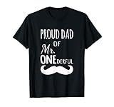 Herren Herren Dad of Mr. Onederful Wonderful Funny 1. BIRTHDAY BOY SHIRT