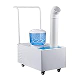 WEDF Luftbefeuchter Industrieller Ultraschall 5000ml/h Starke Nebelbefeuchtung, Großes kommerzielles Feuchtigkeitsspray, Geeignet für Supermarkt/Lager/Werk