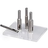 ZJJX 4pcs/Set Diamant-Werkzeuge Keramik Glas Loch Bohrer Bits Set Marmor Blumentöpfe Loch Bohren Bit S