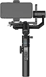 ZOUSHUAIDEDIAN Handheld 3-Achs-Smartphone-Gimbal-Stabilisator, Stabilisator for Smartphone und Kamera, geeignet for Foto- und Reisender im Freien (Schwarz)