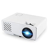 CGSJG Mini-Projektor 2800 Lumen for Full HD 1080p,drahtlose Sync-Anzeige for Telefon,LED-tragbarer Heimkino-Videob