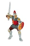 Bullyland 80765 - Spielfigur, Schwertkämpfer rot, Fantasy Sammelfigur, ca. 12 cm, ideal als Torten-Figur, detailgetreu, PVC-frei, tolles Geschenk für Kinder zum fantasievollen Sp