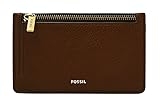 Fossil Logan Zip Coin Claret R