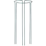 KADAX Pflanzenhalter, 3 Stück, Pflanzenstütze aus Stahl, halbrunde Rankhilfe für Pflanzen, Garten, wetterfester Blumenhalter, Staudenhalter, Strauchstütze, Blumenstütze, freistehend (Höhe: 115 cm)