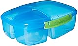 Sistema Lunch Triple Split Lunchbox mit Joghurttopf - 2 L, L:24,5 x W20 x H 9,2 cm,B