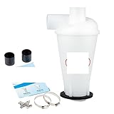 Staubsaugerteile Generation Turbo-Zyklon-Staubsauger-Filter Industrie- Und Haushalts-Bagless-Zyklon-Staubsammler Mit Flansch Küche (Color : White)