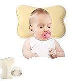 Babykissen, Babykissen gegen plattkopf, Kissen säugling kopfverformung, Baby Memory Schaum Kissen, Kleines Babykopfkissen zur Heilung und Vorsorge der Plagiozephalie, Ultra W