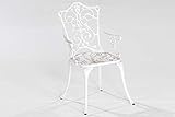 MERXX Sessel Lugano aus Aluminiumguss in versch. Farben weiß