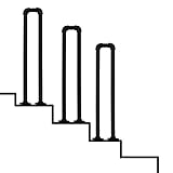 Handlauf Mattschwarzer Treppengeländer Handläufe Außentreppe - Typ S