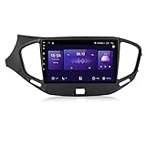 Autoradio kompatibel mit Lada Vesta 2015-2019 Radio GPS Navigation Android 10.0 DSP Carplay 10,1 Zoll IPS Touchscreen BT 4G WiFi SWC mit Rückfahrk