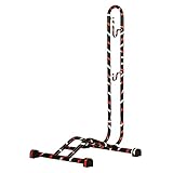 2 in 1 Stahl Mountainbike Ständer mit Reflektierendem,Fahrrad Standfuß Klappbar und Höhenverstellbar Montageständer Für Fahrräder für Lagerung