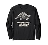 Schildkröte Set Your Own Pace, Embrace the Journey Lang