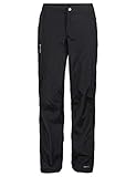 VAUDE Damen Yaras Rain Zip Pants III Regenhose zum Radfahren, black, 38, 414470100380