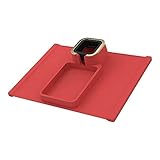 Uniquk Silikon Couch GetrrNke Halter Tablett, Couch Untersetzer für Sessel Couch Caddy Sofa Liege Anti Rutsch Armlehne B