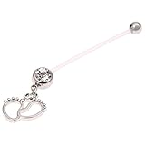 Monkeyor Flexible Schwangerschaft Mutterschaft Bauchnabelpiercing Piercing Baby Füüe W