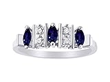 Rylos - Silber 928 Sterling-Silber Markise Sap