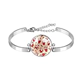 Armband,verstellbare Kettenarmbänder,Glückliche Santas Stiefel und Schlittschuhe ,Link Armbänder für Damen H