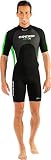 Cressi Med X Men's - Shorty Herren Neoprenanzug Premium Neopren 2.5