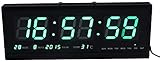 YYF Wecker Digital Wanduhr, großer digitaler großer Jumbo LED Wall Timer Alarm Batterieuhr mit Kalendertemp