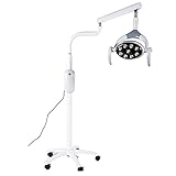 FASSTUREF 28W LED Bodenstehende chirurgische medizinische Untersuchungslampe Operationsuntersuchungslampe Schattenloses L