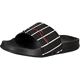 Karl Kani Signature Pinstripe Pool Slides Badelatschen (black/white, numeric_37)