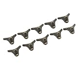 Schmuckkästchenbeine, Kästcheneckenschutz Bronze Vintage 12 Sets Konservierungsmittel Zinklegierung für Schmuckkästchen für Holzk