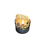 Wuppertal-Skyline Windlicht Schattenspiel Souvenir, 3D Edelstahl Aufsatz für Kerze ink