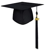 GraduatePro Doktorhut Abschluss Hut Uni Akademiker Bachelor Master College Graduation Cap 2021 Studienabschluss Kappe Hüte Schw