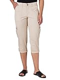 Lee Damen Flex-to-go Cargo-Caprihose, mittelhoch, entspannte Passform Hose, Oxford Tan, 48