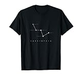 Cassiopeia Sternbild T-Shirt – Astronomie Beobachtung am S