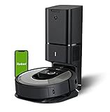 iRobot Roomba i7+ (i7556) WLAN-fähiger Saugroboter mit Absaugstation (Staubsauger Roboter), Zwei Gummibürsten, Lernt, kartiert dein Zuhause, Reinigt nach Objekten, Sprachassistenten-kompatib