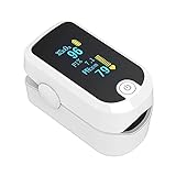 ACCARE FS20E Pulsoximeter, Fingerpulsoximeter zur Messung der Sauerstoffsättigung (SpO₂), Herzfrequenz (Puls) und Perfusions Index (PI). Oximeter mit One-Touch Bedienung und schmerzfreie Anwendung