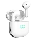Bluetooth Kopfhörer,Bluetooth 5.1 In Ear Ohrhörer,30 Stunden Musikspielzeit mit Ladekoffer,Unterstützung drahtloser Aufladung,wasserdichte Kopfhörer Kabellosund Mikrofon Ladebox für iOS